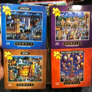 Fowler Mini wooden puzzles set of 4